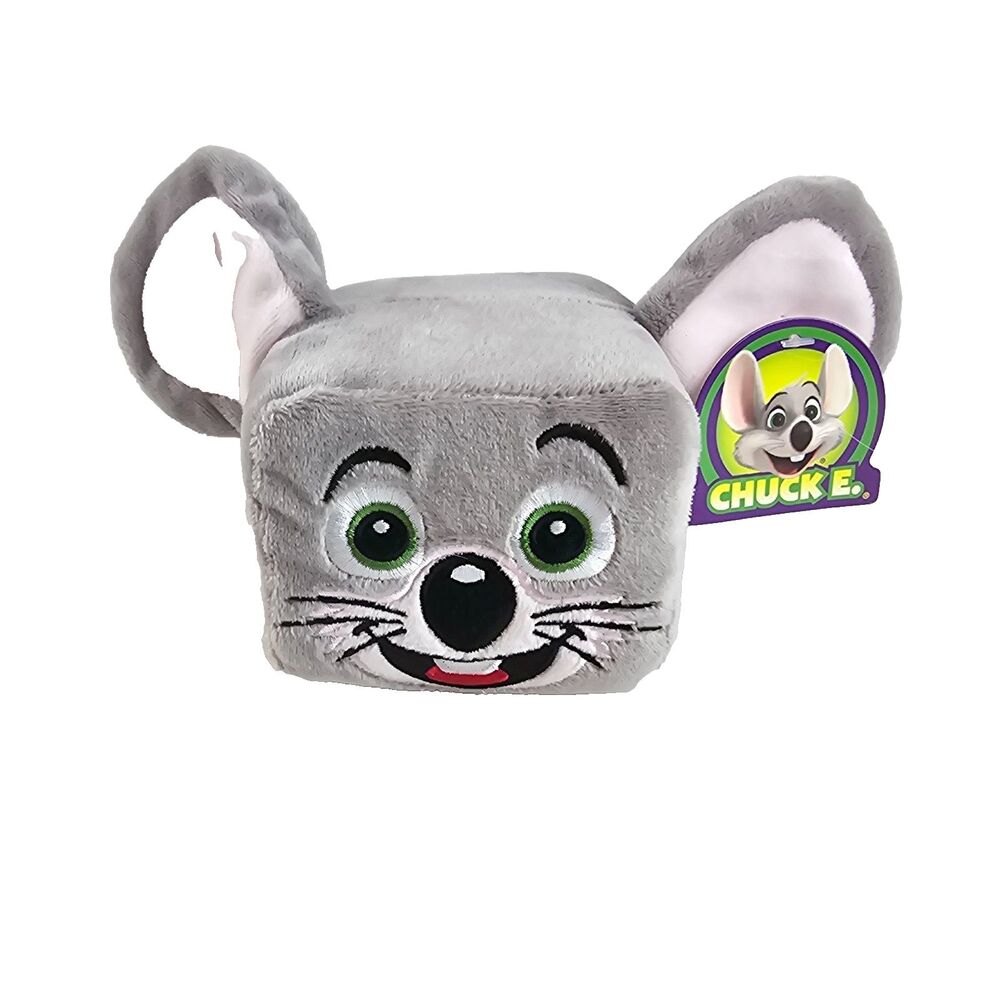 Chuck E Cheese Chuck E Plush Cube Mouse Stuffed Animal Fun Express 2025 NWT
